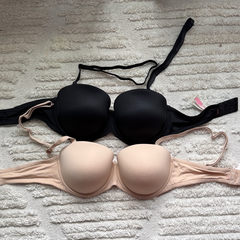 VS Pink Convertible Pushup Bra Set